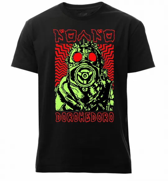 Чоловіча преміум футболка Dorohedoro art Чорний фото