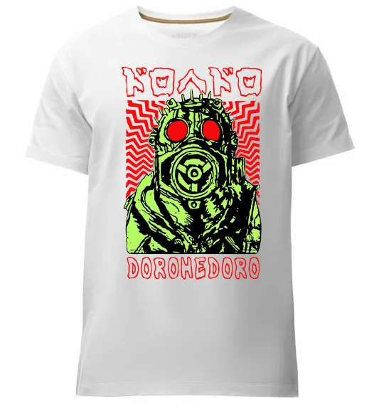 Чоловіча преміум футболка Dorohedoro art Білий фото