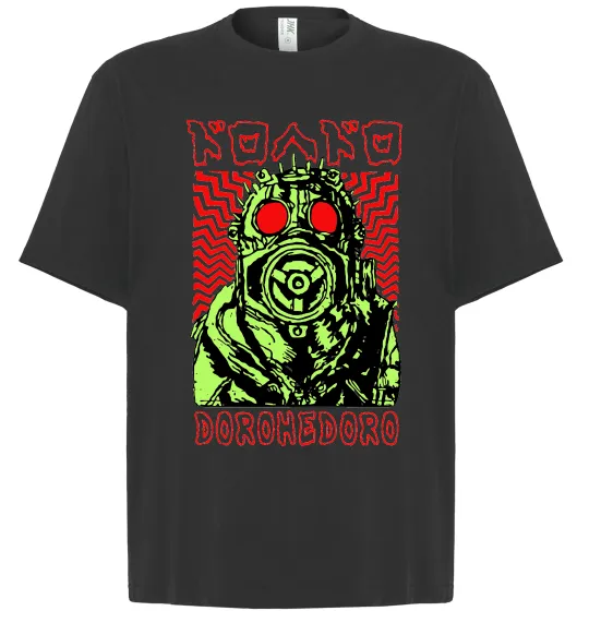 Футболка Оверсайз Dorohedoro art Чорний фото