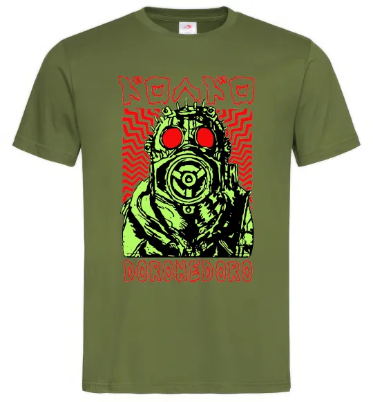 Чоловіча футболка Dorohedoro art Оливковий фото