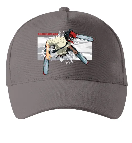 Кепка Chainsaw man Сірий фото