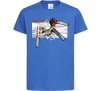 Детская футболка Chainsaw man Ярко-синий фото
