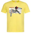 Чоловіча футболка Chainsaw man Лимонний фото