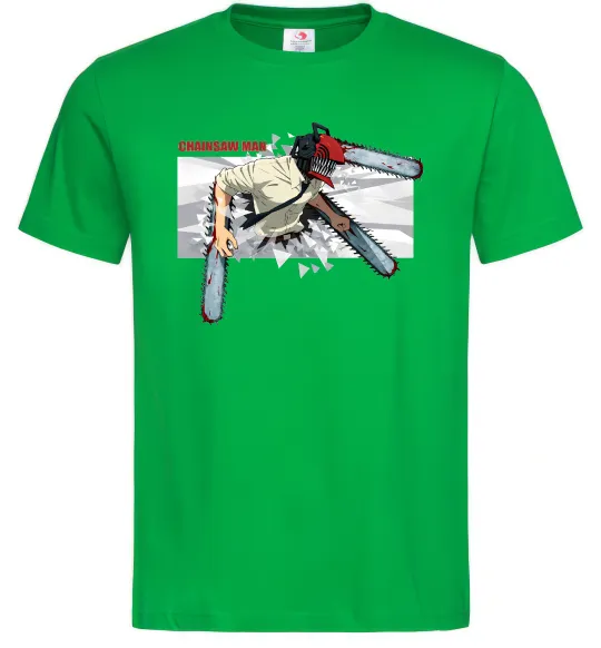 Чоловіча футболка Chainsaw man Зелений фото