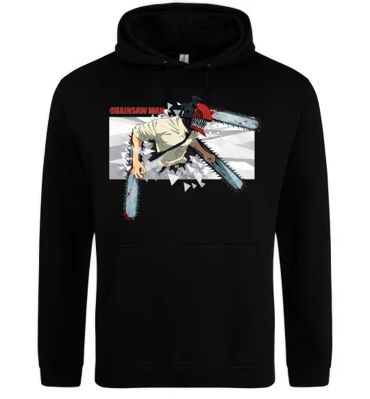 Женская толстовка (худи) Chainsaw man Черный фото