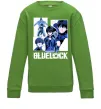 Детский Свитшот BlueLock колаж Лаймовый фото