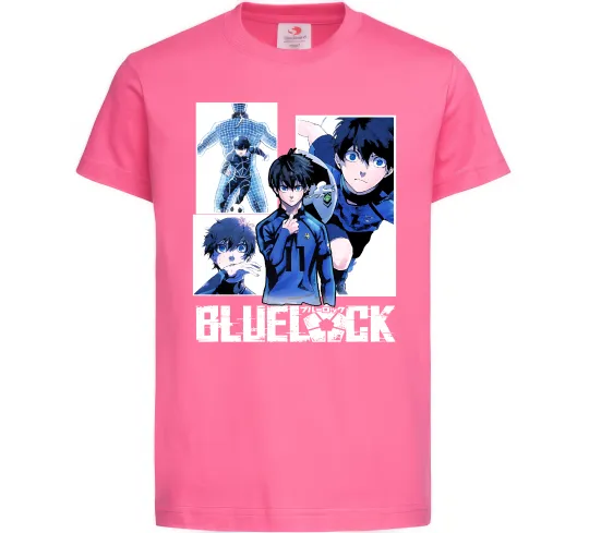 Дитяча футболка BlueLock колаж Яскраво-рожевий фото