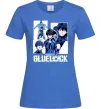 Женская футболка BlueLock колаж Ярко-синий фото