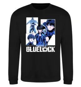 Свитшот BlueLock колаж Черный фото