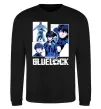 Свитшот BlueLock колаж Черный фото