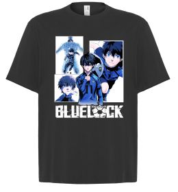 Футболка Оверсайз BlueLock колаж