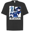 Футболка Оверсайз BlueLock колаж Черный фото