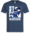 Мужская футболка BlueLock колаж Темно-синий фото