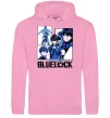 Чоловіча толстовка (худі) BlueLock колаж Рожевий фото