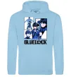Жіноча толстовка (худі) BlueLock колаж Блакитний фото