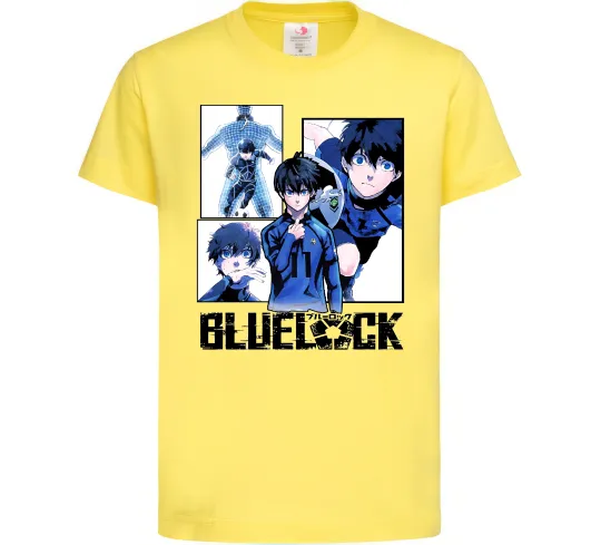Дитяча футболка BlueLock колаж Лимонний фото