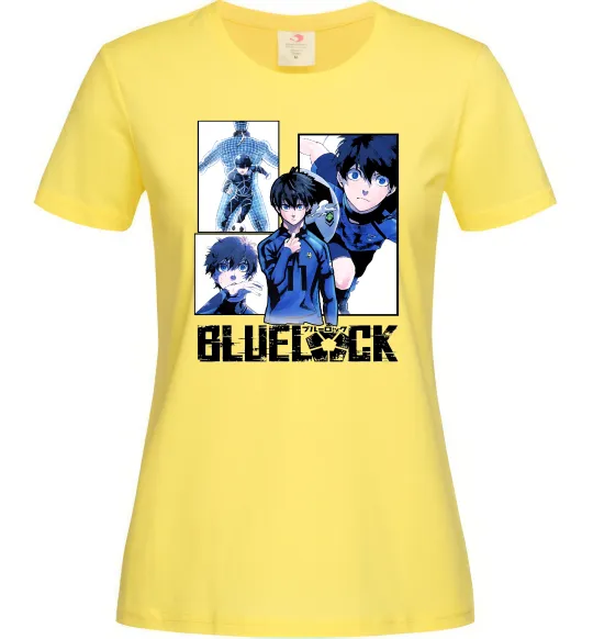Женская футболка BlueLock колаж Лимонный фото