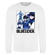 Свитшот BlueLock колаж Белый фото
