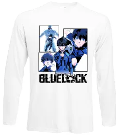 Лонгслів BlueLock колаж Білий фото