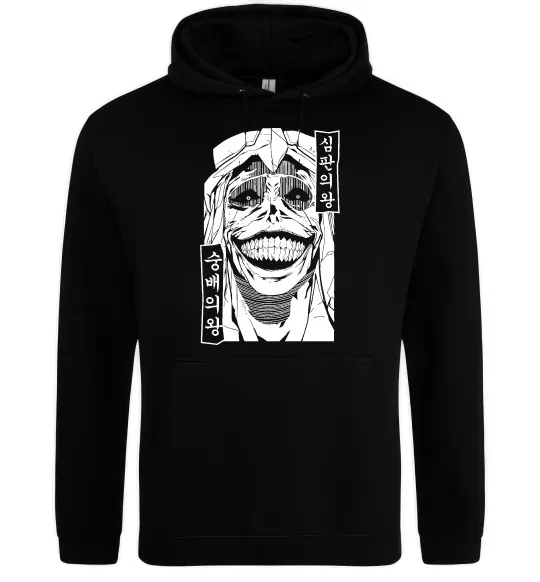 Мужская толстовка (худи) Betrayed Solo Leveling Черный фото