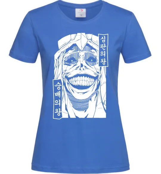 Жіноча футболка Betrayed Solo Leveling Яскраво-синій фото