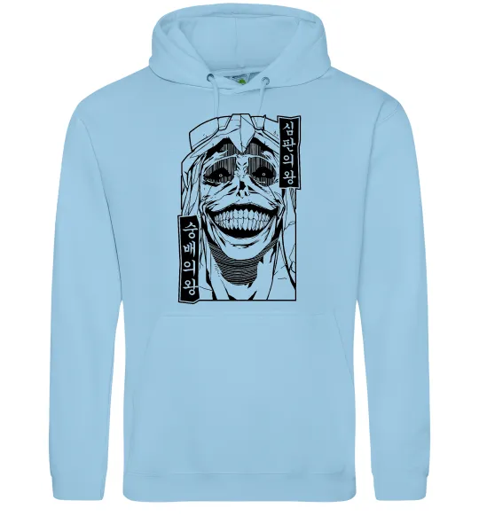 Жіноча толстовка (худі) Betrayed Solo Leveling Блакитний фото