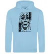 Жіноча толстовка (худі) Betrayed Solo Leveling Блакитний фото