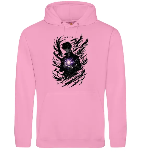 Мужская толстовка (худи) Solo leveling Arise Розовый фото
