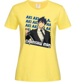 Женская футболка Chainsaw Man Aki