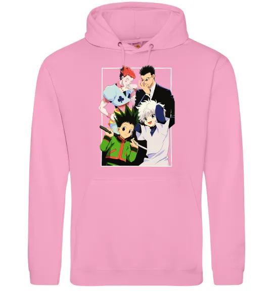 Жіноча толстовка (худі) Hunter x Hunter персонажі Рожевий фото