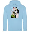 Жіноча толстовка (худі) Hunter x Hunter персонажі Блакитний фото