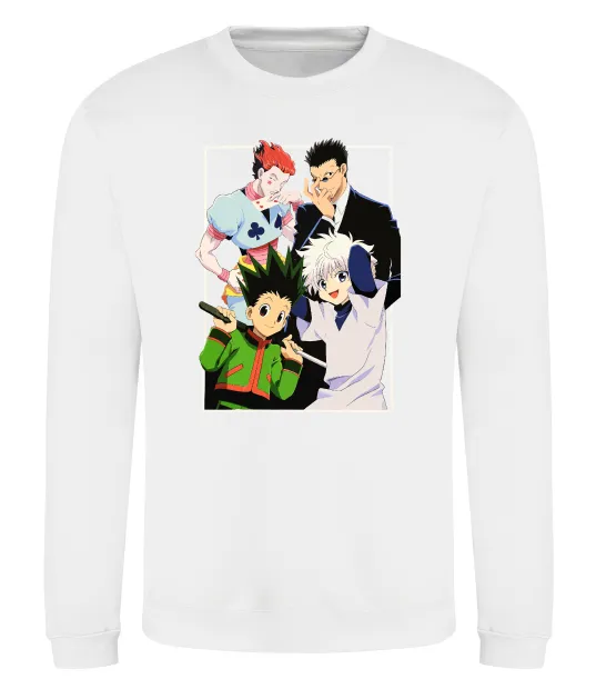 Свитшот Hunter x Hunter персонажі Белый фото