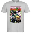 Чоловіча футболка Хантер х Хантер Сірий фото