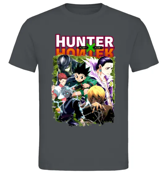 Чоловіча футболка Хантер х Хантер Графіт фото