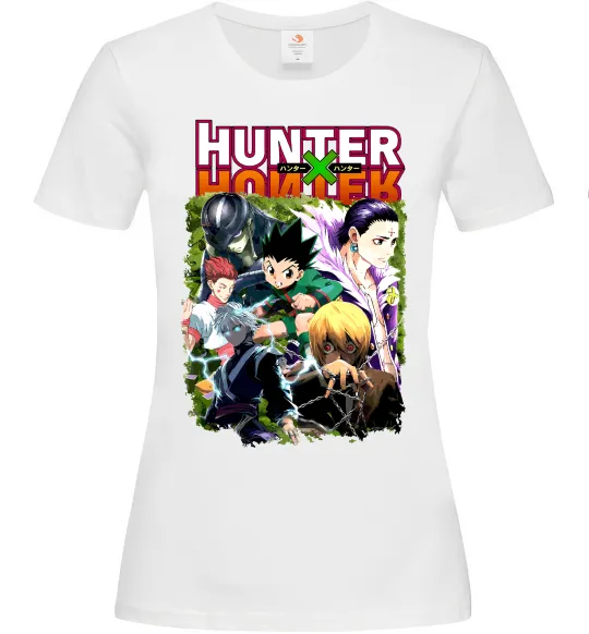 Женская футболка Хантер х Хантер Белый фото