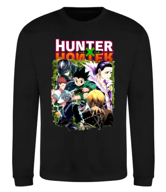Свитшот Хантер х Хантер Черный фото