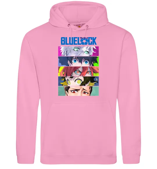 Жіноча толстовка (худі) BlueLock eyes Рожевий фото