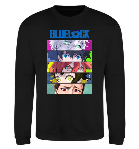 Свитшот BlueLock eyes Черный фото