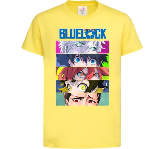 Детская футболка BlueLock eyes Лимонный фото