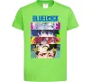 Детская футболка BlueLock eyes Лаймовый фото