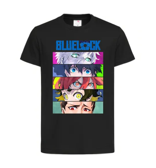 Дитяча футболка BlueLock eyes Чорний фото