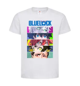 Дитяча футболка BlueLock eyes Білий фото
