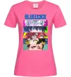 Женская футболка BlueLock eyes Ярко-розовый фото
