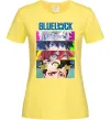 Женская футболка BlueLock eyes Лимонный фото