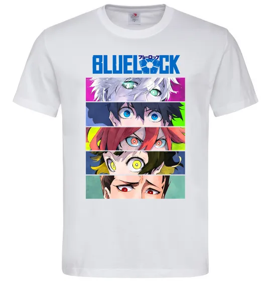 Мужская футболка BlueLock eyes Белый фото