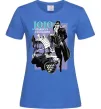 Жіноча футболка Jojo stardust crusaders Яскраво-синій фото