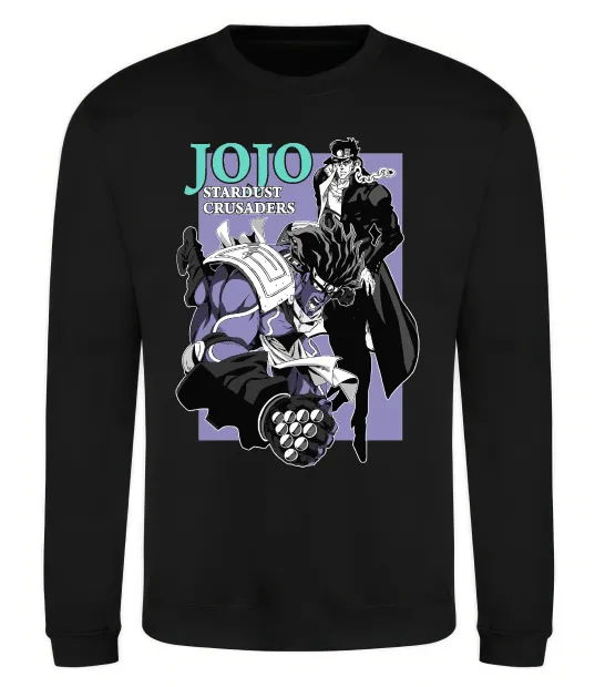 Свитшот Jojo stardust crusaders Черный фото