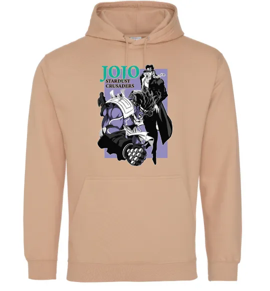 Жіноча толстовка (худі) Jojo stardust crusaders Пісочний фото