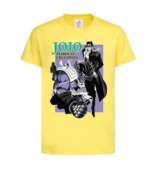 Детская футболка Jojo stardust crusaders Лимонный фото