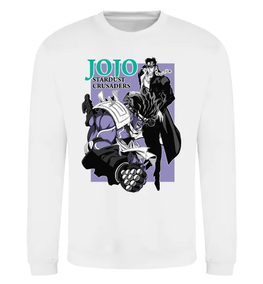 Свитшот Jojo stardust crusaders Белый фото